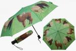 Taschenregenschirm Alpakamotiv